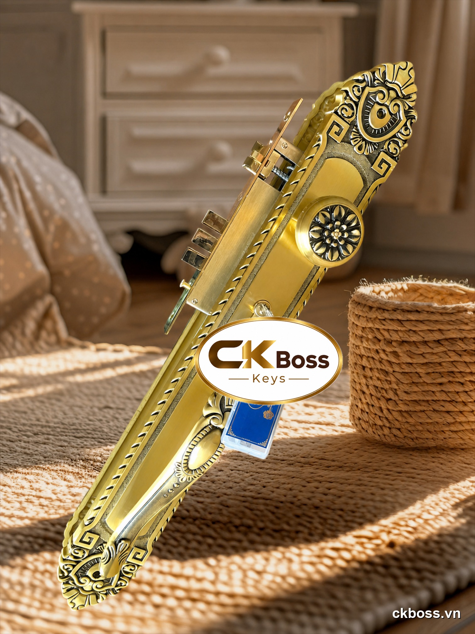 Khoá đồng tay gạt 60cm-DFS/RG