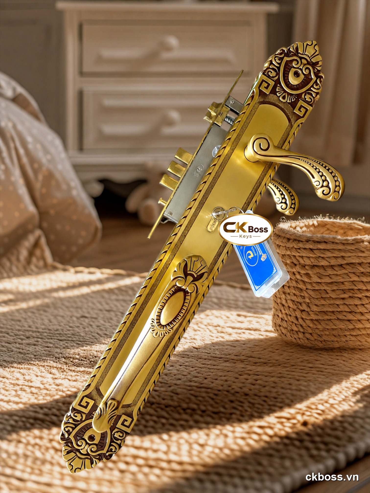 Khoá đồng tay gạt 60cm-DFS/RG