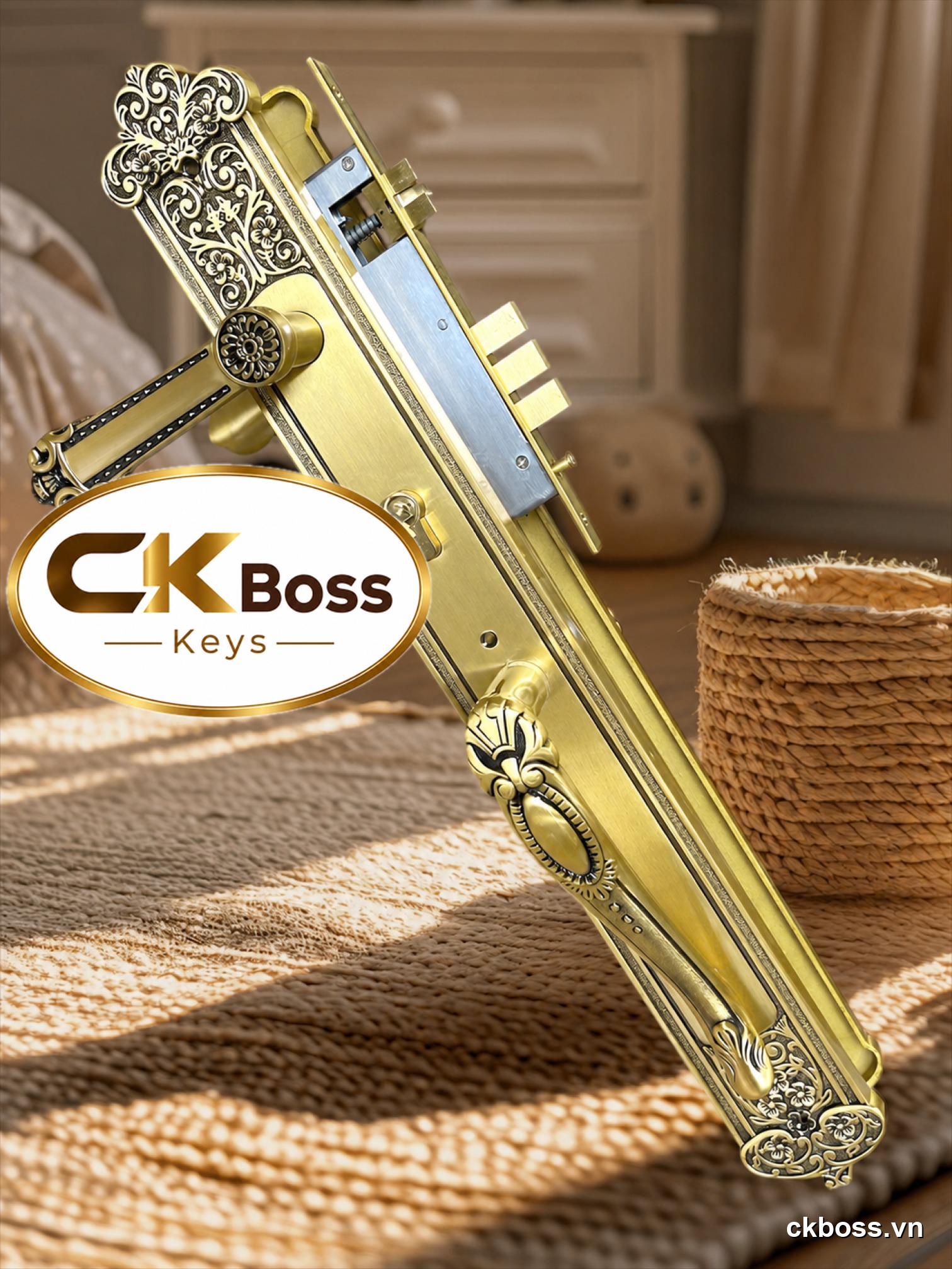 Khoá đồng tay gạt 60cm-DFS/RG
