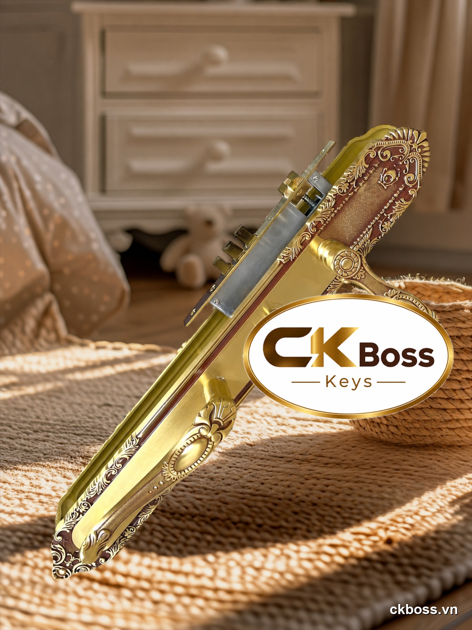Khoá đồng tay gạt 60cm-DFS-RG
