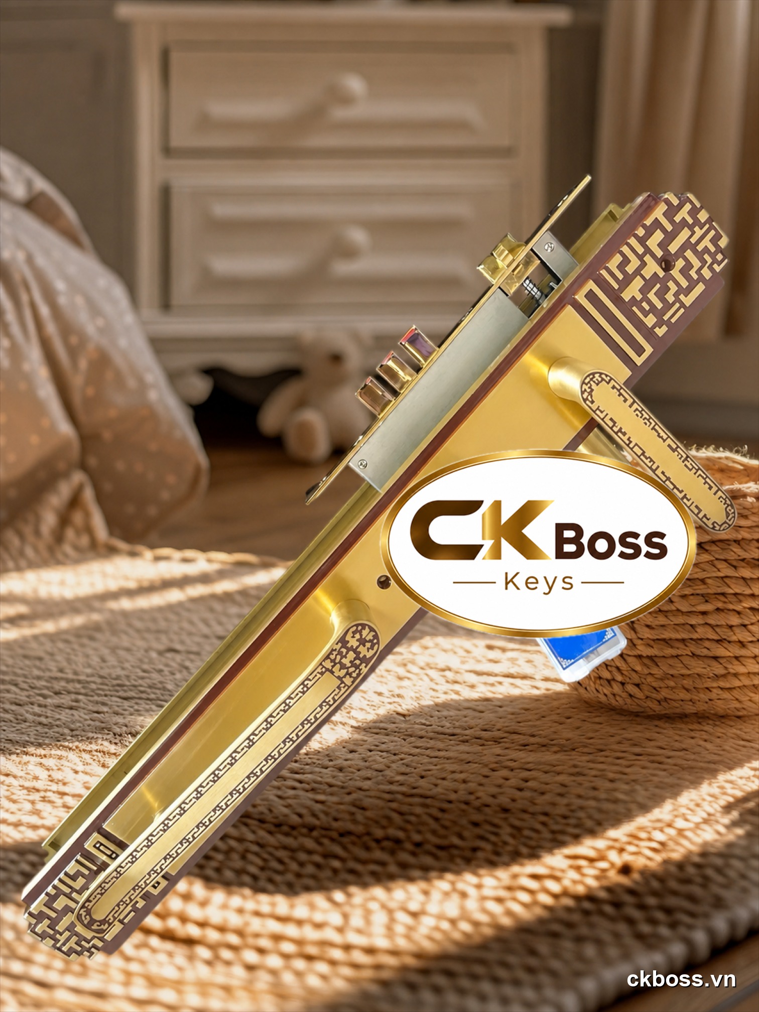 Khoá đồng tay gạt 60cm-RG