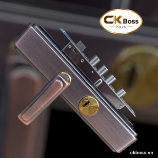 khóa inox mạ đồng 33 cm
