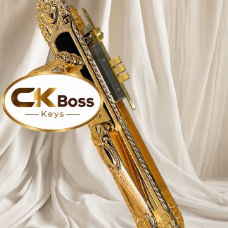 Khoá mạ vàng 24K