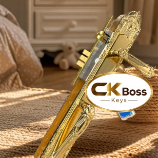 Khoá mạ vàng 24K