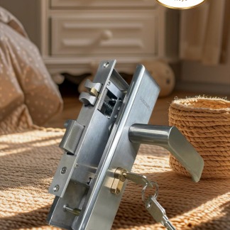 Khoá tay gạt inox 20cm-1.5mm